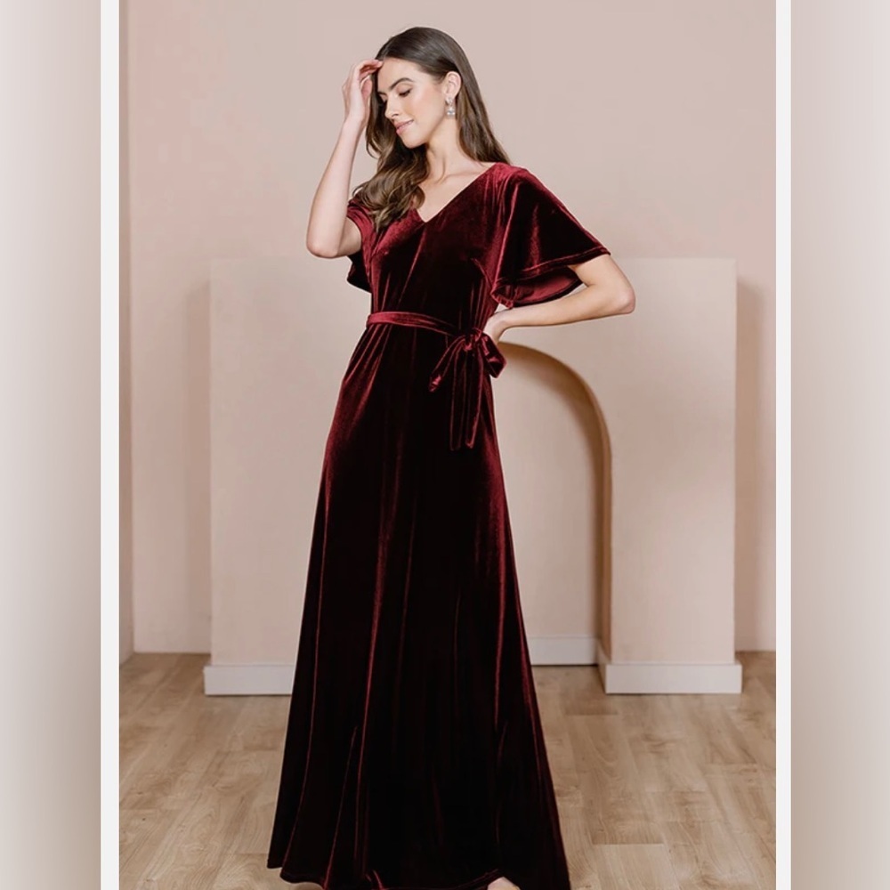 Revelry Reese Velvet‎ Maxi Evening Dress NWT M,L